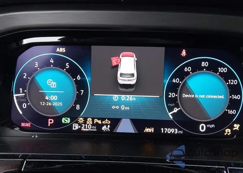 2025 Volkswagen Atlas Cross Sport 2.0T Se W/Technology z USA, uszkodzony, nr VIN 1V2JE2CA4SC226175